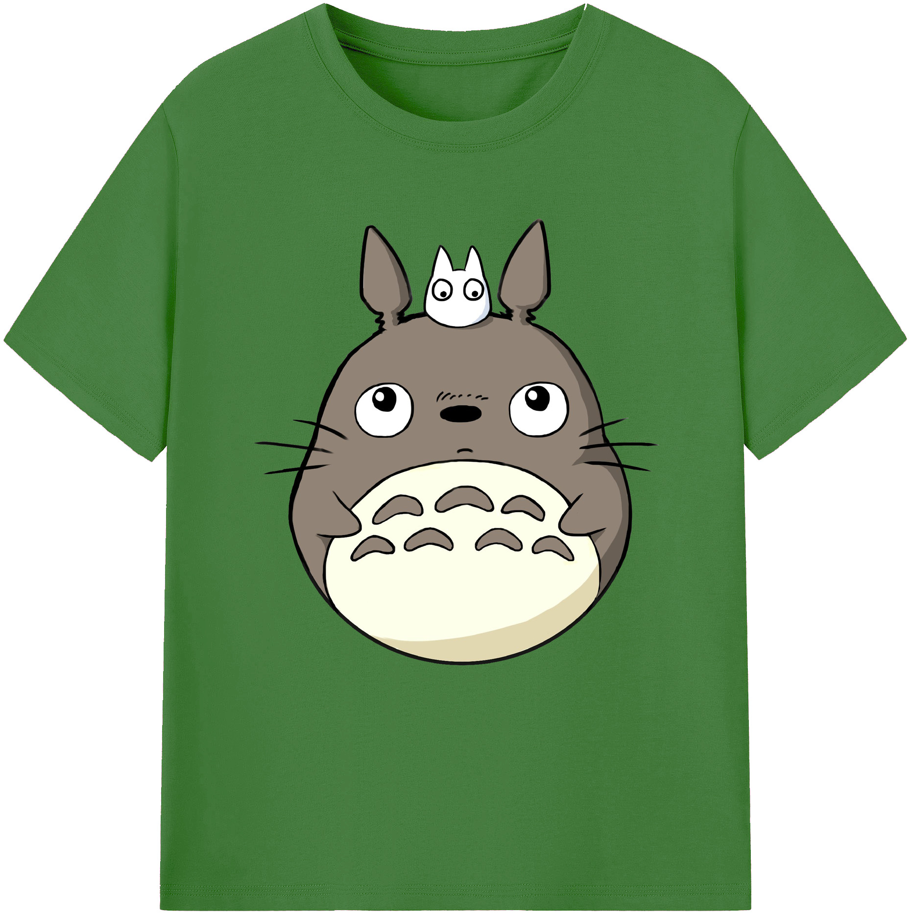 （画像用） となりのトトロ 草壁メイ 草壁サツキ My Neighbor Totoro Satsuki Kusakabe Mei Kusakabe レディースカジュアルプリントTシャツ（綿100％）
